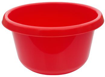 Миска ММ ПЛАСТ пластикова 5 л (М05_червона)